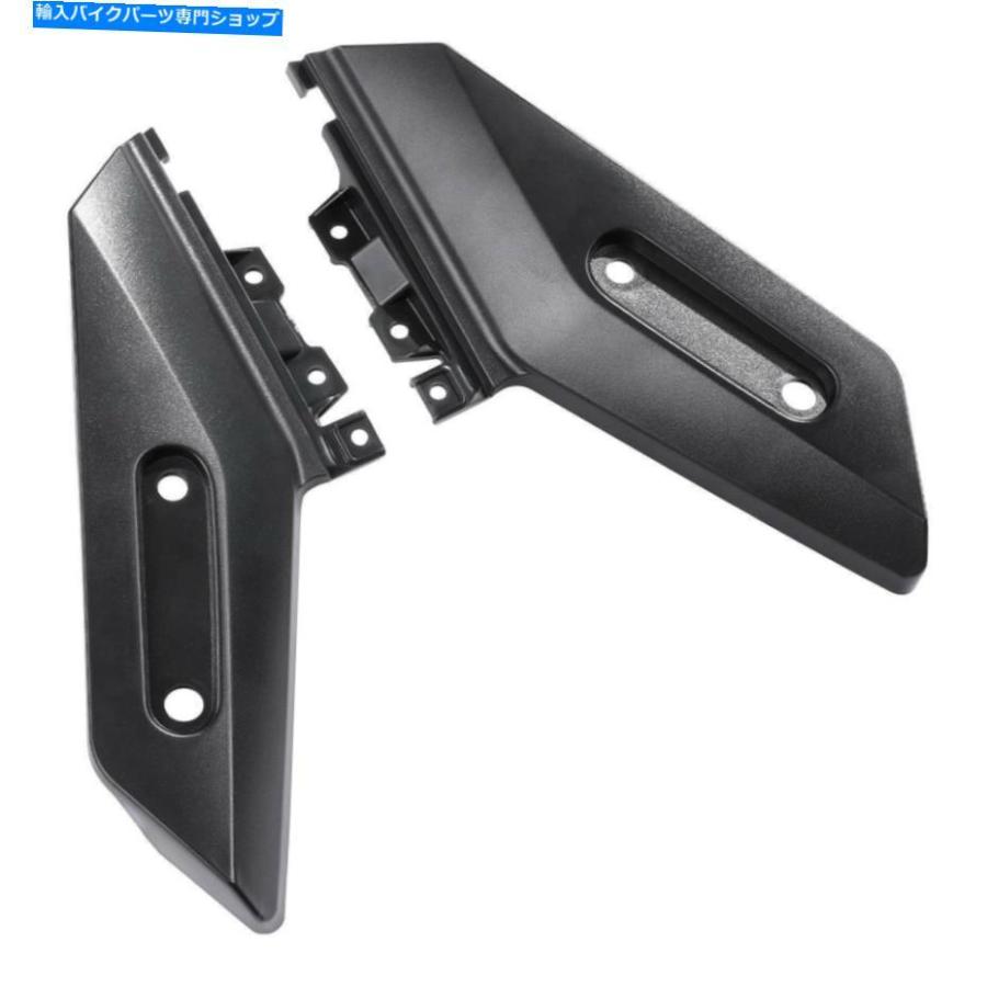 Front Fender マットブラックABSフロントフェンダーサイドトリムカバーパネルフィットヤマハTMAX 530 17-18 Matte Black ABS Front Fender Side Trim