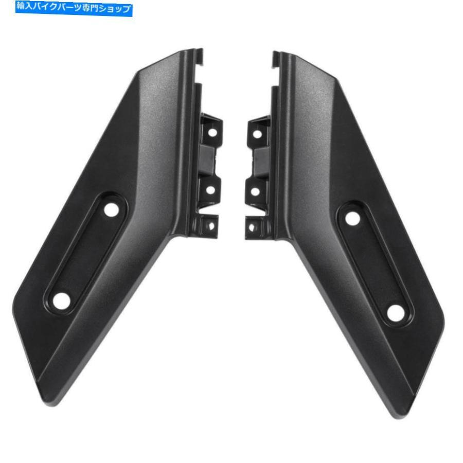 Front Fender マットブラックABSフロントフェンダーサイドトリムカバーパネルフィットヤマハTMAX 530 17-18 Matte Black ABS Front Fender Side Trim_1