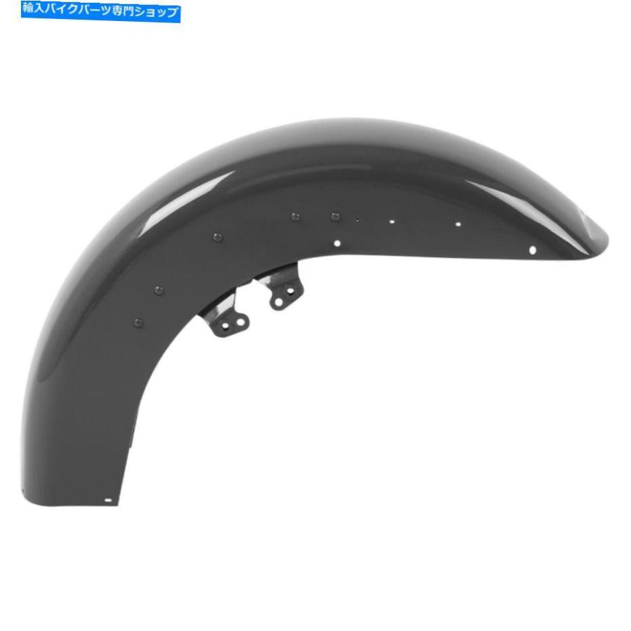 Front Fender 鉄鋼フロントフェンダーフィットハーレーツーリングCVOストリートグライド2018ガンシップグレー Steel Front Fender Fit For Harley Tou フロントフェンダー-外装パーツ-車、バイク、自転車
