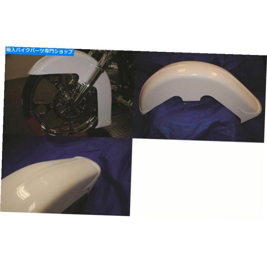 Front Fender ハーレーツーリング26 \"リブベッドフロントフェンダーシネスター Harley Touring 26\" Ribbed Front Fender Sinisterの画像