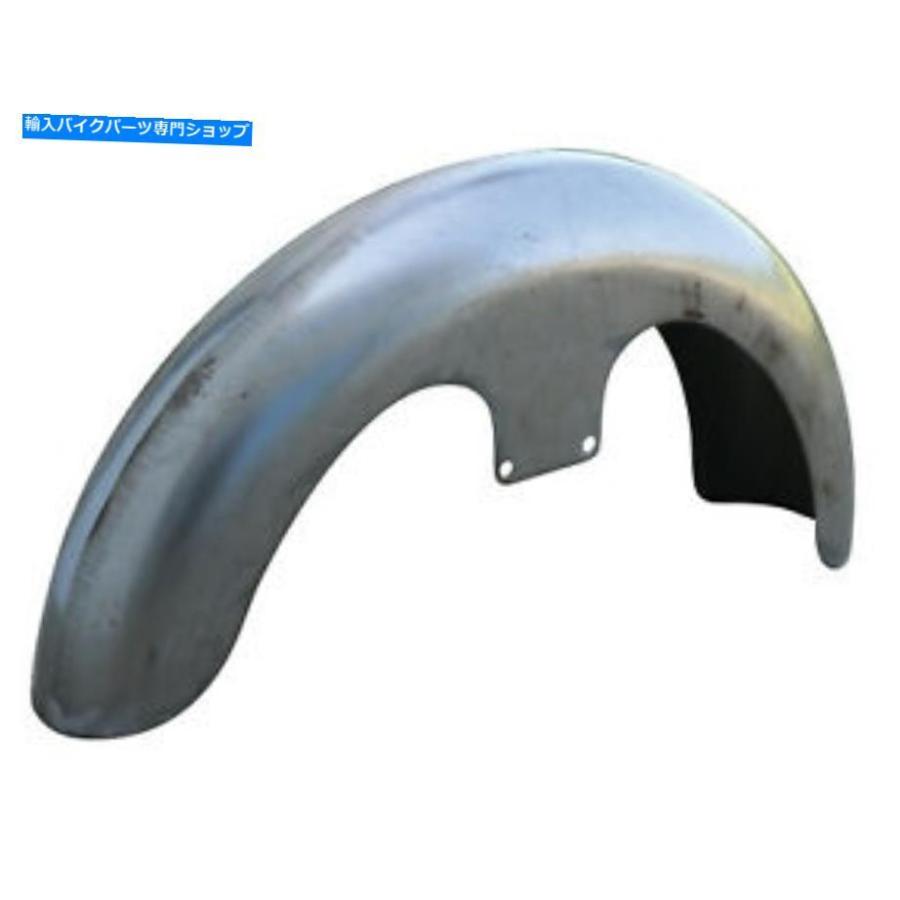 Front Fender Ultima Raw Steel 23 \"向こう正面どろ除け Ultima Raw Steel 23\"" Front Fender" バイク-外装パーツ-フロントフェンダー