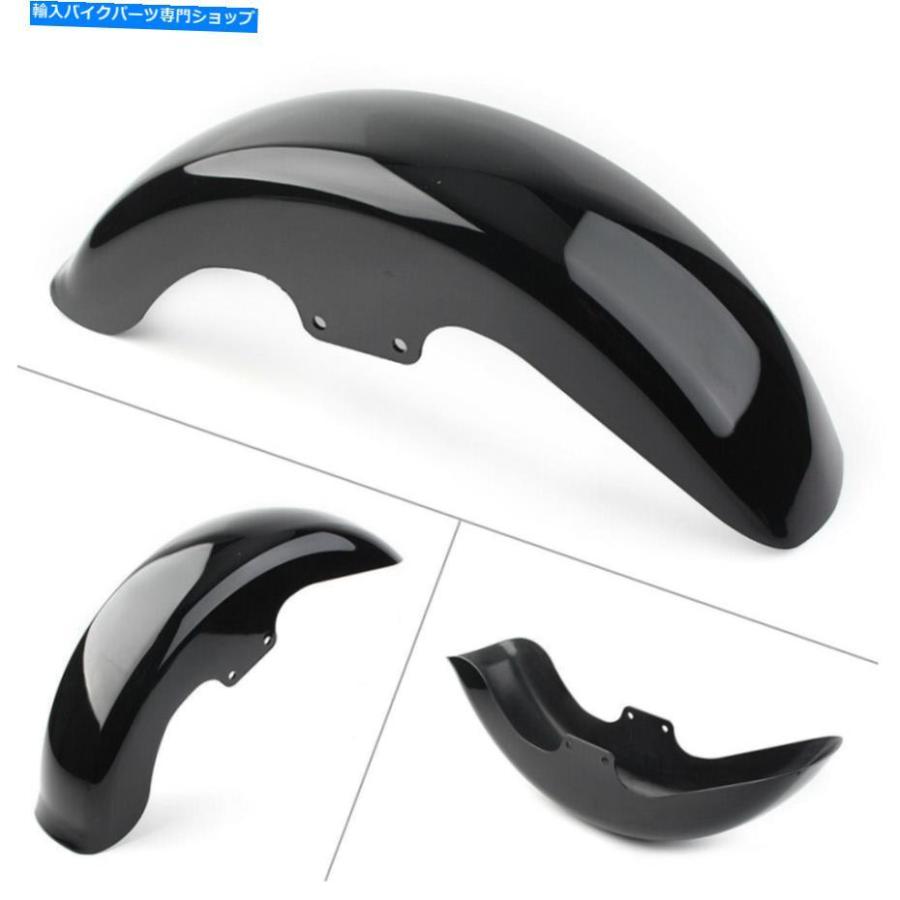 Front Fender ハーレーソフトファットボーイ2006-2017のためのABSフロントフェンダーマッドガードスプラッシュカバー ABS Front Fender Mudguard Spla