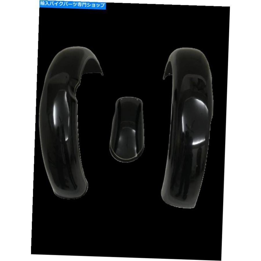 Front Fender ノートンES2ブラック塗装前後のマッドガードセット - （Comaptible） Norton Es2 Black Painted Front And Rear Mudguard Set - (Comapt_2