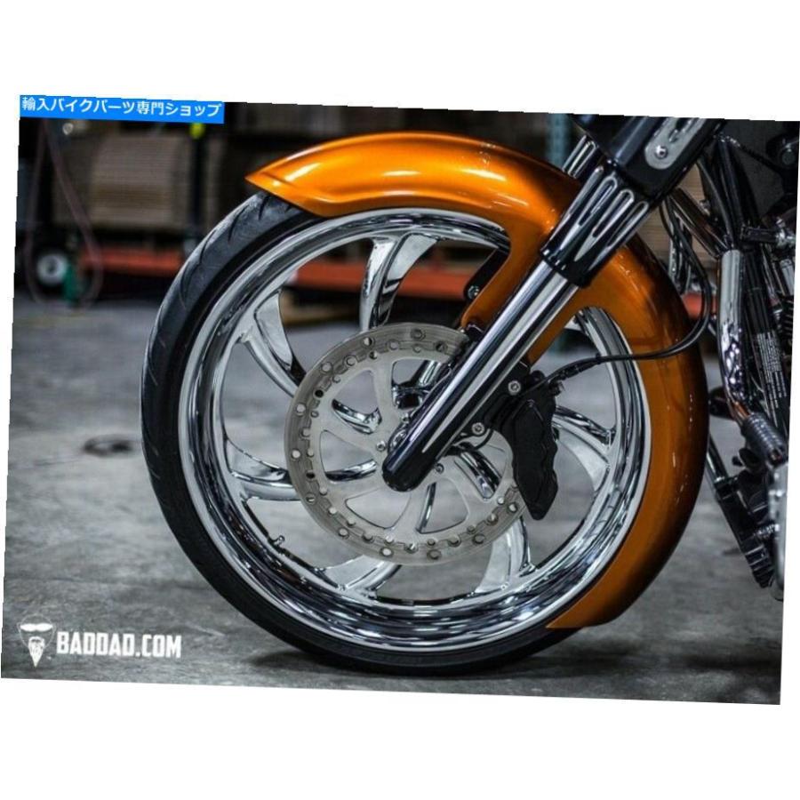Front Fender FLH / T Touring 86-13 81092-1の利益のBad DAD 23 \"引きくらべる続きもの向こう正面どろ除け Bad Dad 23\"" Wrap Competition Series Front Fende" 車、バイク、自転車-外装パーツ-フロントフェンダー
