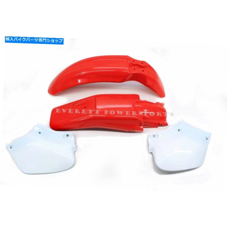 Front Fender プラスチックボディキット96-04 XR250 XR400サイドパネルフロントリアフェンダー泥ガードN12 Plastic Body Kit 96-04 XR250 XR400 Side