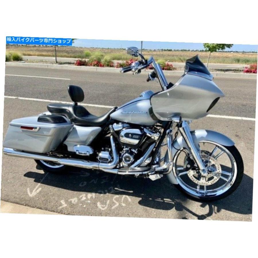 Front Fender バラクーダシルバー21 \"86+ハーレーツーリングのラッパーハガフロントフェンダー Baracuda Silver 21\" Reveal Wrapper Hugger Front Fen