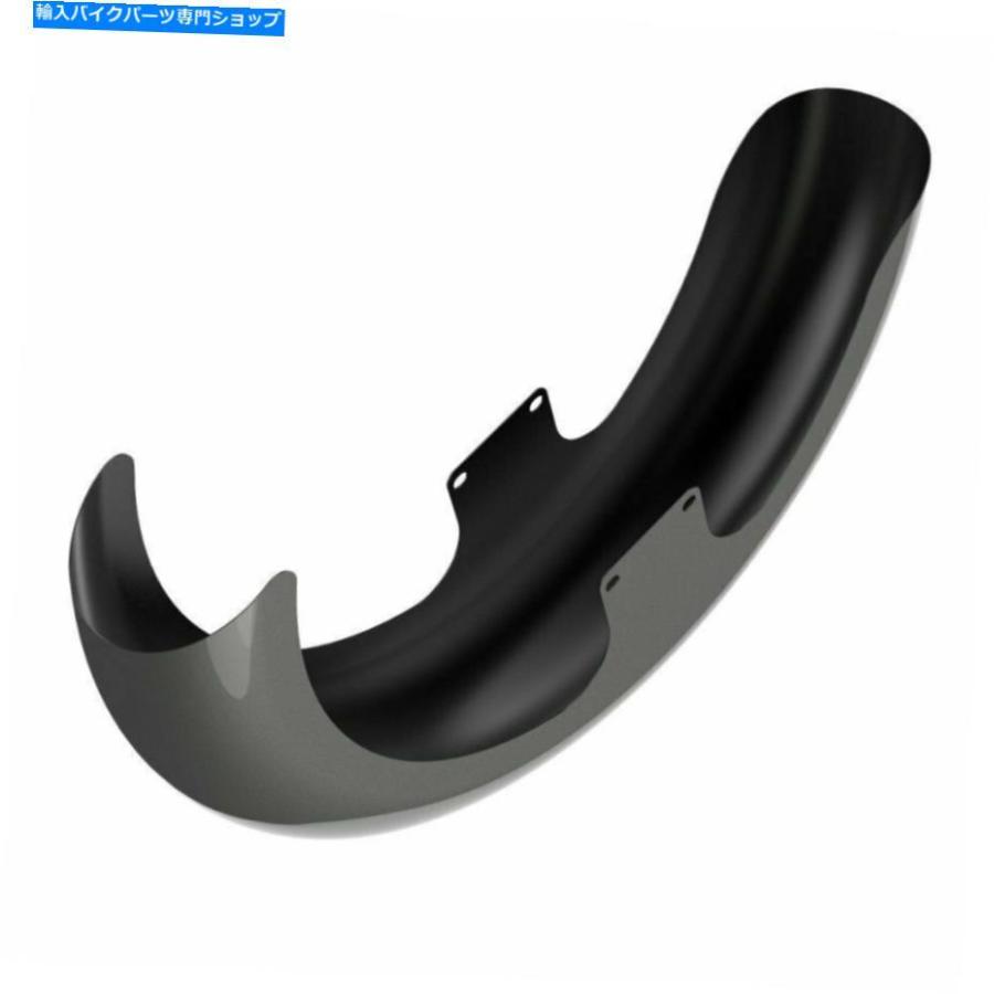 Front Fender チャコールパール21 \"86+ハーレーHD SG＆RGのためのラッパーハガフロントフェンダー Charcoal Pearl 21\" Reveal Wrapper Hugger Front Fの画像