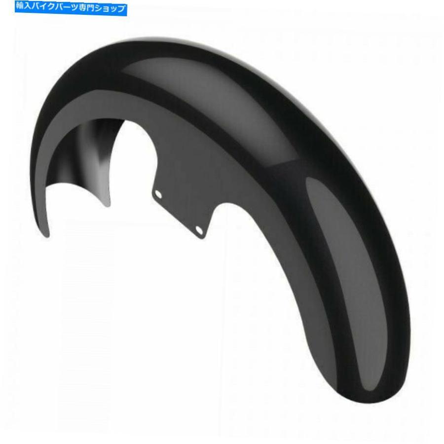 Front Fender 黒真珠21 \"1986+ハーレーFLHのラッパーハガフロントフェンダー Black Pearl 21\" Reveal Wrapper Hugger Front Fender For 1986+ Harleyの画像