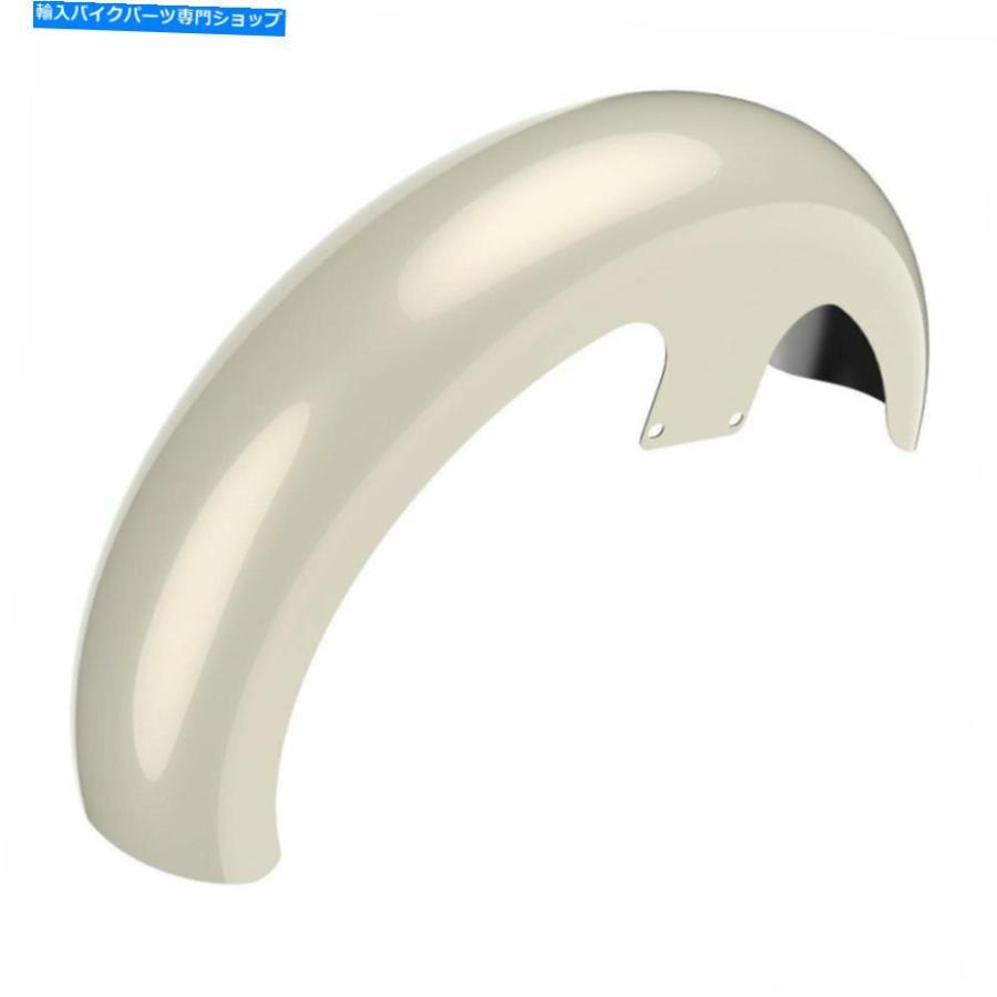Front Fender モロッコゴールドパール21 \"86-20ハーリーのためのラッパーハガフロントフェンダー Morocco Gold Pearl 21\" Reveal Wrapper Hugger Fronの画像