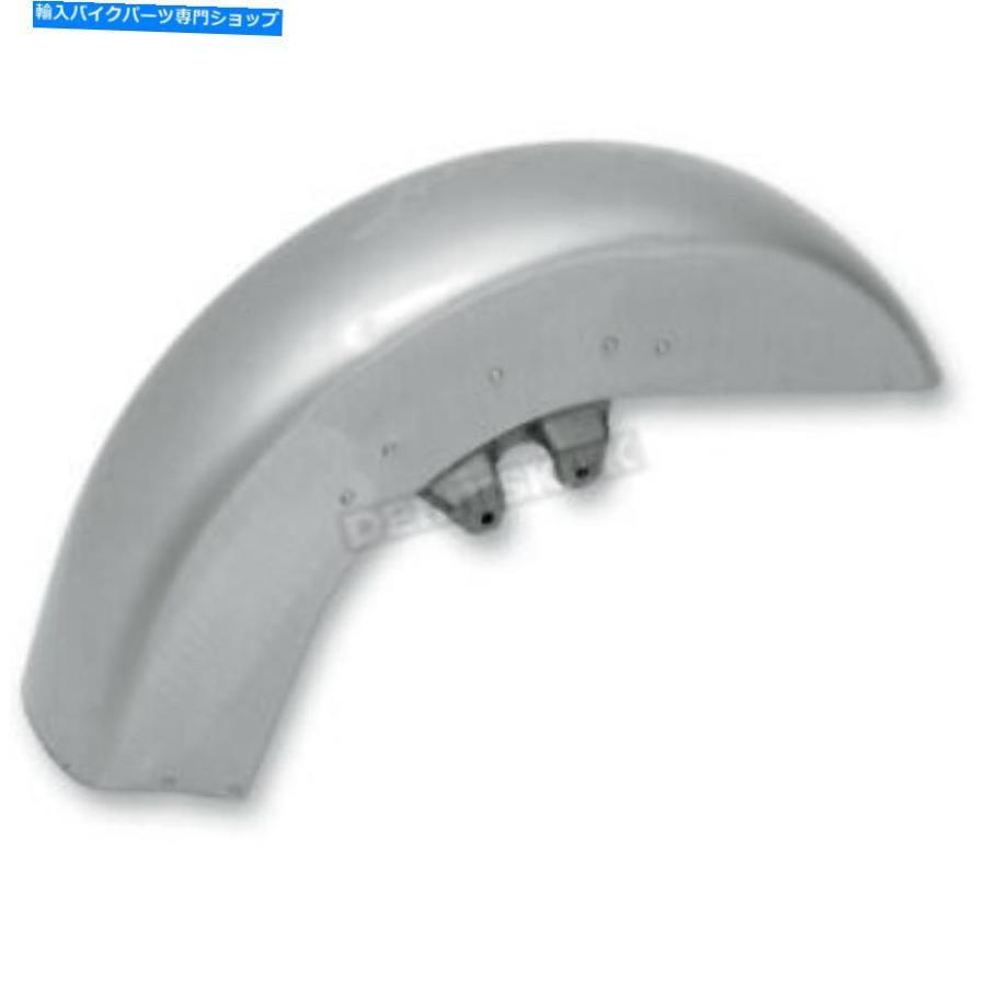 Front Fender ドラッグスペシャリースチールフロントフェンダーW /刈り込み広座敷 - 1401-0324 Drag Specialties Steel Front Fender w/Trim Holes - 14 外装パーツ-車、バイク、自転車-フロントフェンダー