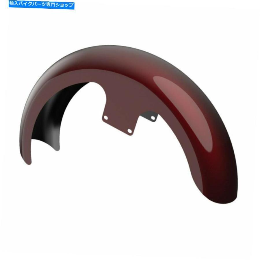 Front Fender Mysterious Red Sunglo 21 \"ラッパーハガフロップフェンダー86+ Mysterious Red Sunglo 21\" Reveal Wrapper Hugger Front Fender For Haの画像