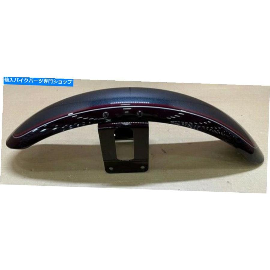 Front Fender ハーレーフェンダーフロントブラックチェリー58998-05BRB