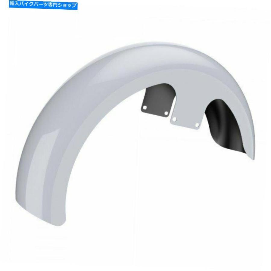 Front Fender 砕いたアイスパール21 \"ラッパーハガフロントフェンダー86-20ハーリーツーリング Crushed Ice Pearl 21\" Wrapper Hugger Front Fender Fの画像