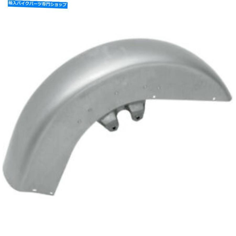Front Fender ドラッグスペシャリ、向こう正面どろ除け、スチール写真、生、w /刈り込み広座敷、00-13 FLT | F51-0130 Drag Specialties Front Fender, Stee 外装パーツ-バイク