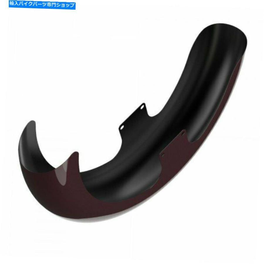 Front Fender ブラックチェリー21 \"86-20ハーリーフランツーリングのためのラッパーハガフロントフェンダー Black Cherry 21\" Reveal Wrapper Huggerの画像