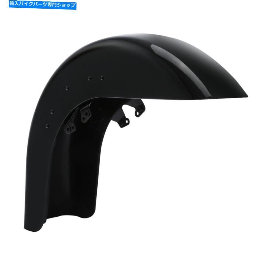 Front Fender Harley Road Glide 2015-2020 Street Glide 14-20の光沢の黒いフロントフェンダーフィット Gloss Black Front Fender Fit For Harley Ro