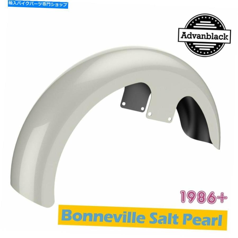 Front Fender Bonniville Salt Pearl 21 \"Harley 1986+のためのラッパーハガフロントフェンダー Bonniville Salt Pearl 21\" Reveal Wrapper Hugger Fr