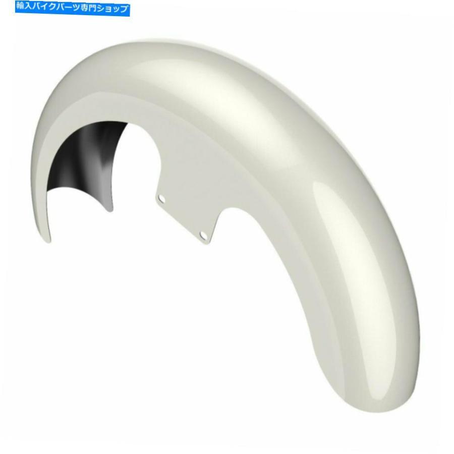 Front Fender Bonniville Salt Pearl 21 \"Harley 1986+のためのラッパーハガフロントフェンダー Bonniville Salt Pearl 21\" Reveal Wrapper Hugger Frの画像