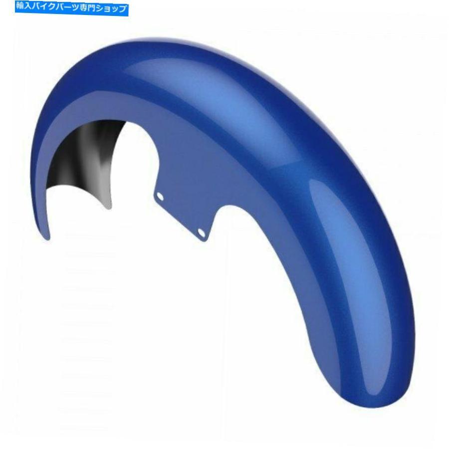 Front Fender ブルーマックス21 \"ラッパーハガフロントフェンダーフィット86-20ハーリーツーリング Blue Max 21\" Reveal Wrapper Hugger Front Fender