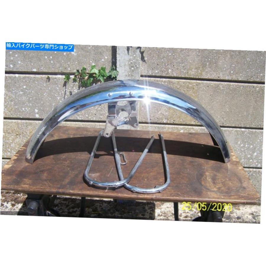 Front Fender 1969ホンダCB 750ダブルカットフロントマッドガードフェンダー 1969 Honda CB 750 double cut front mudguard fender 外装パーツ-バイク