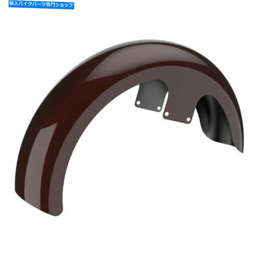 Front Fender Twisted Cherry 21 \"ラッパーハガフロントフェンダーフィット86-20ハーレーツーリング Twisted Cherry 21\" Reveal Wrapper Hugger Frontの画像