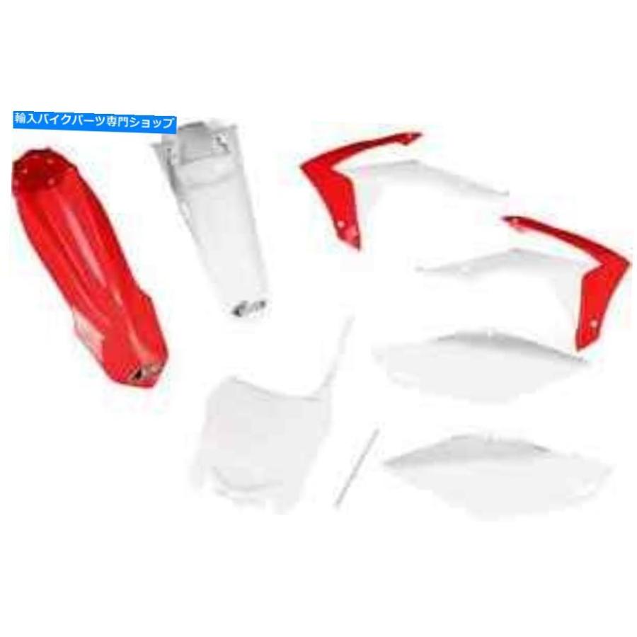 Front Fender UFOプラスチックキットホンダCRF250 14-15 CRF450 13-15フロント/リアフェンダー、シュラウド、プレート Ufo Plastic Kit Honda CRF250