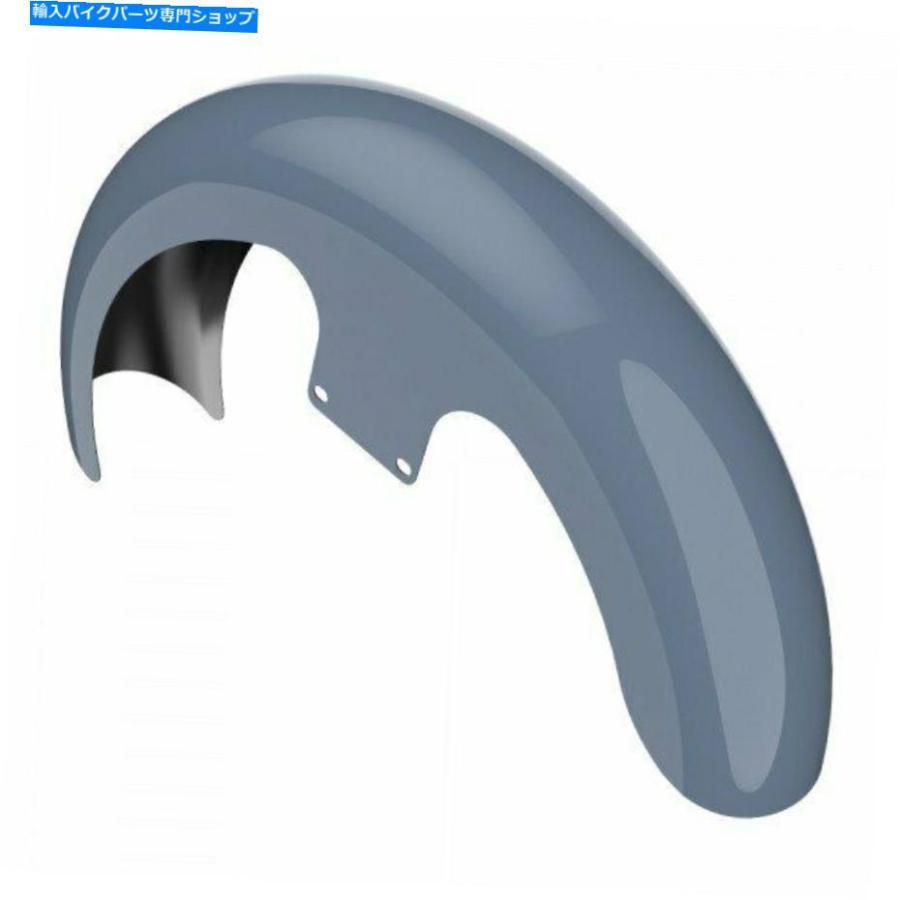 Front Fender ガンシップグレー21 \"86-20ハーリーフランツーリングのためのラッパーハガフロントフェンダー Gunship Gray 21\" Reveal Wrapper Hugger