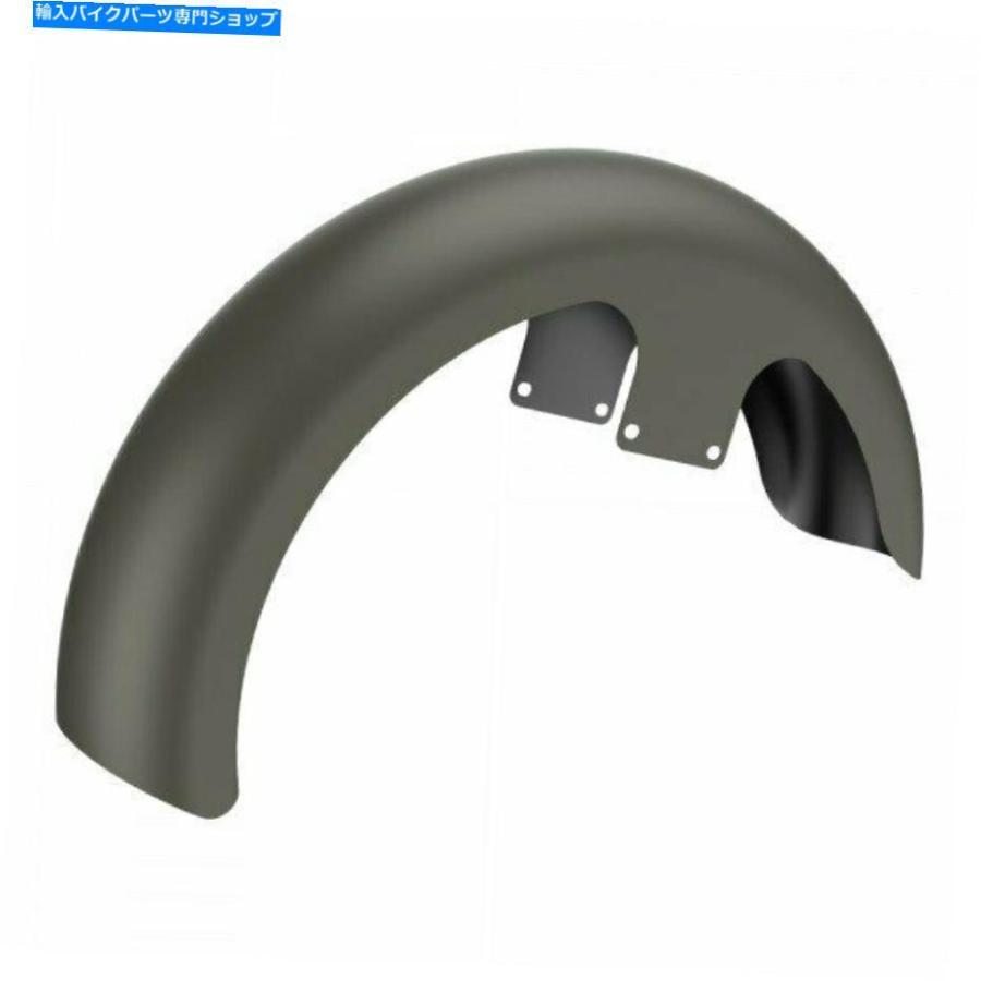 Front Fender 工業用グレーデニム21 \"ラッパーハガフロントフェンダーフィット86-20ハーリー Industrial Gray Denim 21\" Reveal Wrapper Hugger Frontの画像