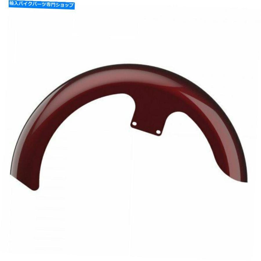 Front Fender Mysterious Red Sunglo 21 \"86-20ハーリーのためのラッパーハガフロントフェンダーを明るくする Mysterious Red Sunglo 21\" Reveal Wrapの画像