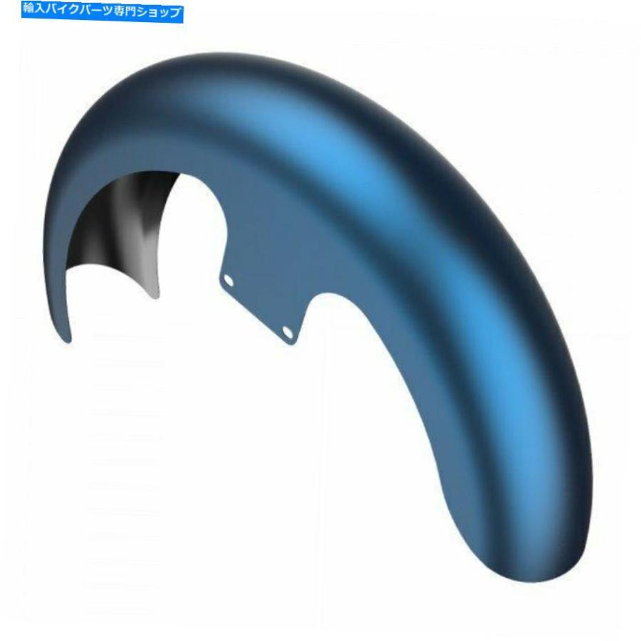 Front Fender Legend Blue Denim 21 \"86-20ハーリーのラッパーハガフロントフェンダー Legend Blue Denim 21\" Reveal Wrapper Hugger Front Fender Fo