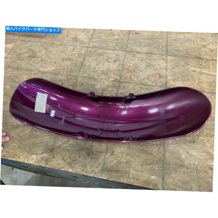 Front Fender NOS 2004ホンダVTX1800Cフロントフェンダー61100-MCH-000ZM *ケリーマゼンタメタリック* NOS 2004 Honda VTX1800C Front Fender 61100-Mの画像