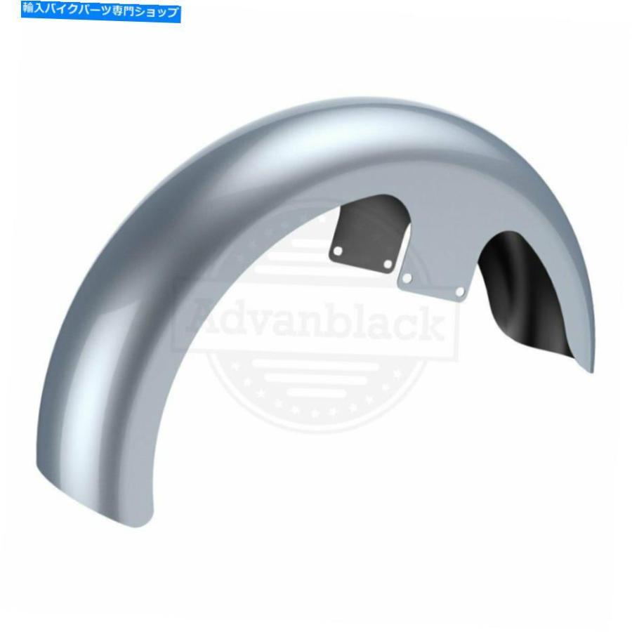 Front Fender バラクーダシルバー21 \"ラッパーハガフロントフェンダーフィット86-20ハーレーツーリング Barracuda Silver 21\" Reveal Wrapper Huggerの画像