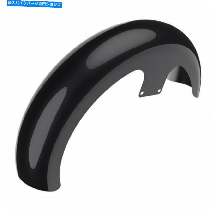 Front Fender ブラックパール21 \"1986-2020ハーレーツーリングのラッパーハガフロントフェンダー Black Pearl 21\" Reveal Wrapper Hugger Front Fendeの画像