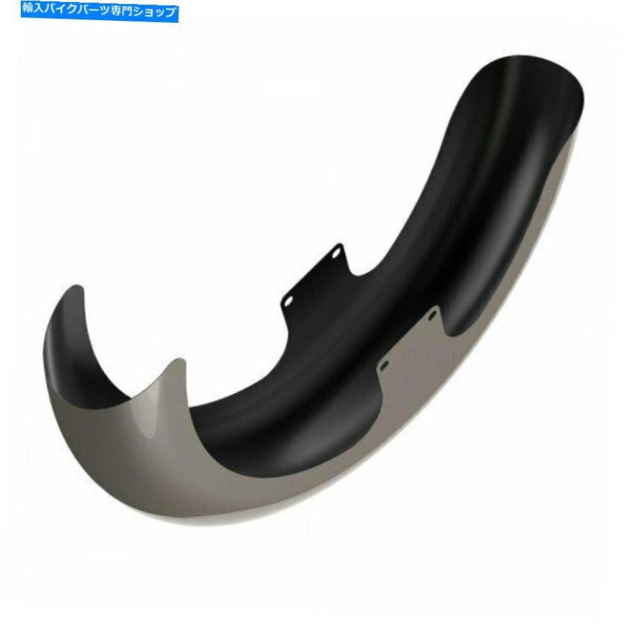 Front Fender Pewter Pearl 21 \"86-20ハーリーフランツーリングのためのラッパーハガフロントフェンダー Pewter Pearl 21\" Reveal Wrapper Hugger Froの画像