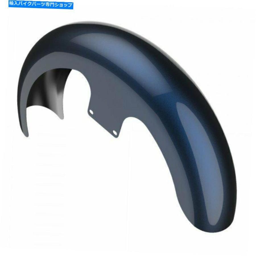Front Fender ビッグブルーパール21 \"ラッパーハガフロントフェンダーフィット86-20ハーレーツーリング Big Blue Pearl 21\" Reveal Wrapper Hugger Fr