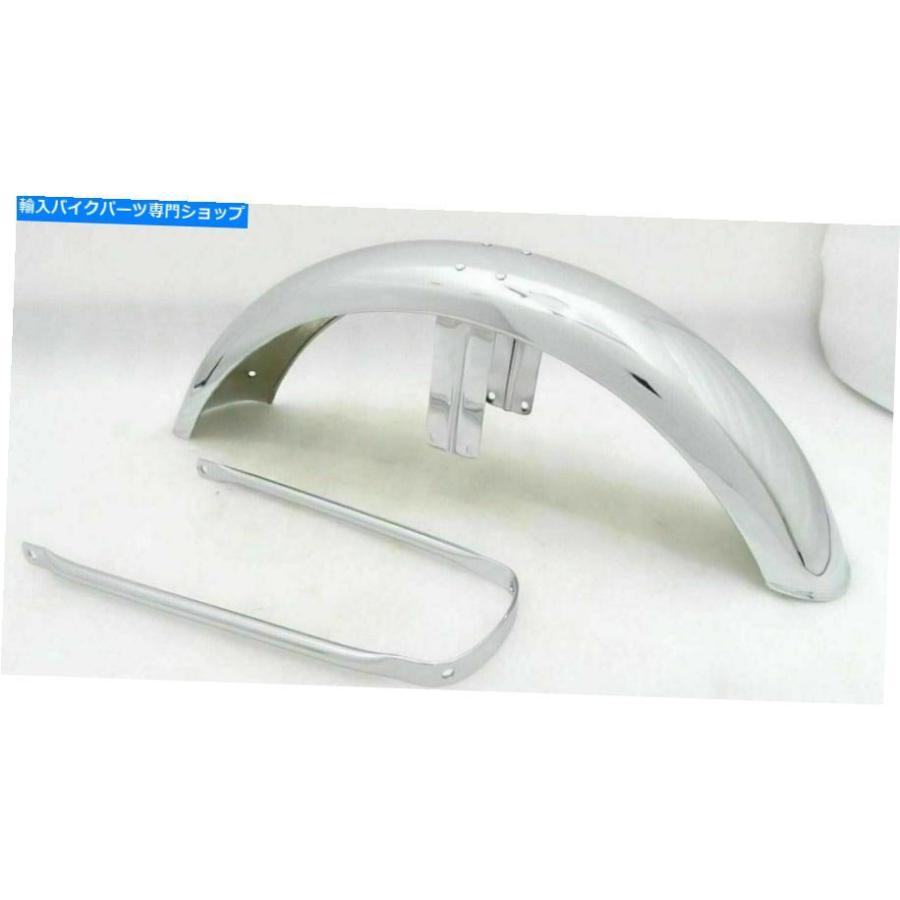 Front Fender Norton Commando Roadster 750 850、Interstate Front Chrome Mudguard + Stay NORTON COMMANDO ROADSTER 750 850 ,INTERSTATE FRONT CH