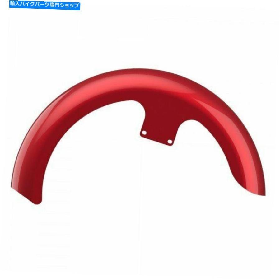 Front Fender 邪悪な赤21 \"86-20ハーレーフランツーリングのためのラッパーハガフロントフェンダー Wicked Red 21\" Reveal Wrapper Hugger Front Fendの画像