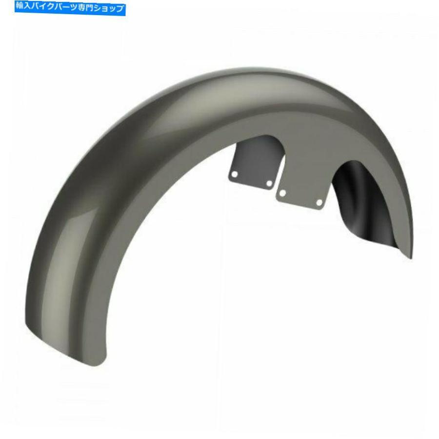 Front Fender 工業用グレー21 \"86-20ハーレーツーリングのためのラッパーハガフロントフェンダー Industrial Gray 21\" Reveal Wrapper Hugger Front Fの画像