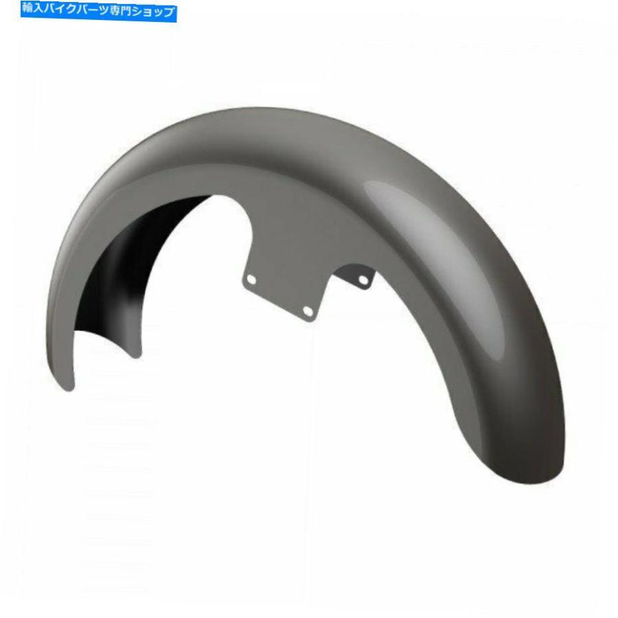 Front Fender ビレットシルバー21 \"86-20ハーリーツーリングのためのラッパーハガフロントフェンダー Billet Silver 21\" Reveal Wrapper Hugger Frontの画像