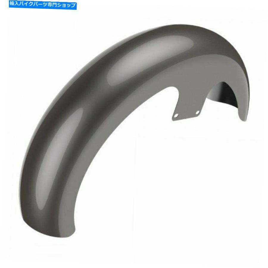 Front Fender ビレットシルバー21 \"86-20ハーリーツーリングのためのラッパーハガフロントフェンダー Billet Silver 21\" Reveal Wrapper Hugger Frontの画像