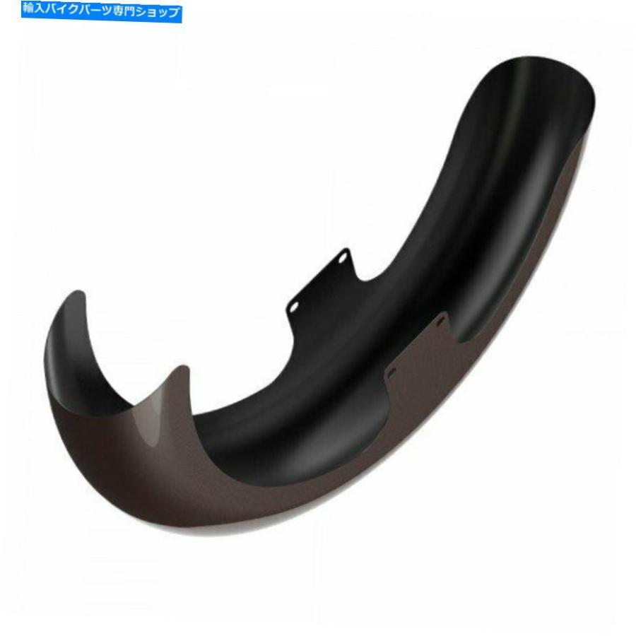Front Fender スマトラブラウン21 \"86-20ハーレーツーリングのためのラッパーハガフロントフェンダー Sumatra Brown 21\" Reveal Wrapper Hugger Frontの画像