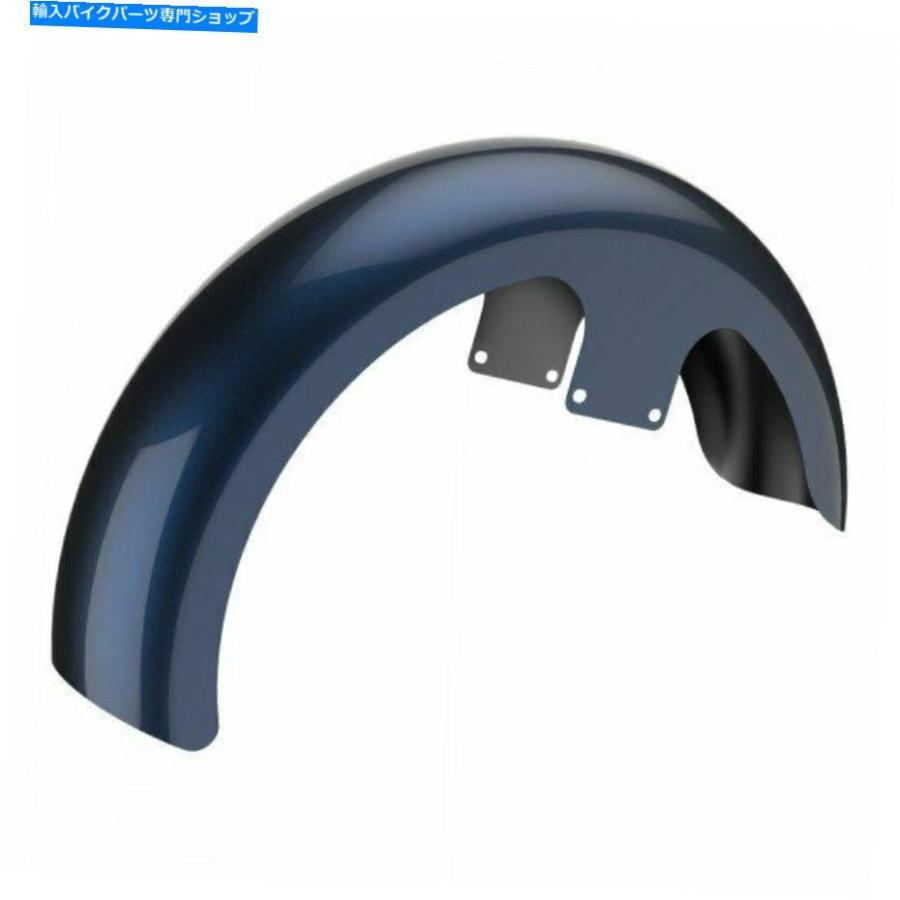 Front Fender ミッドナイトブルー21 \"86-20ハーリーツーリングのためのラッパーハガフロントフェンダー Midnight Blue 21\" Reveal Wrapper Hugger Froの画像