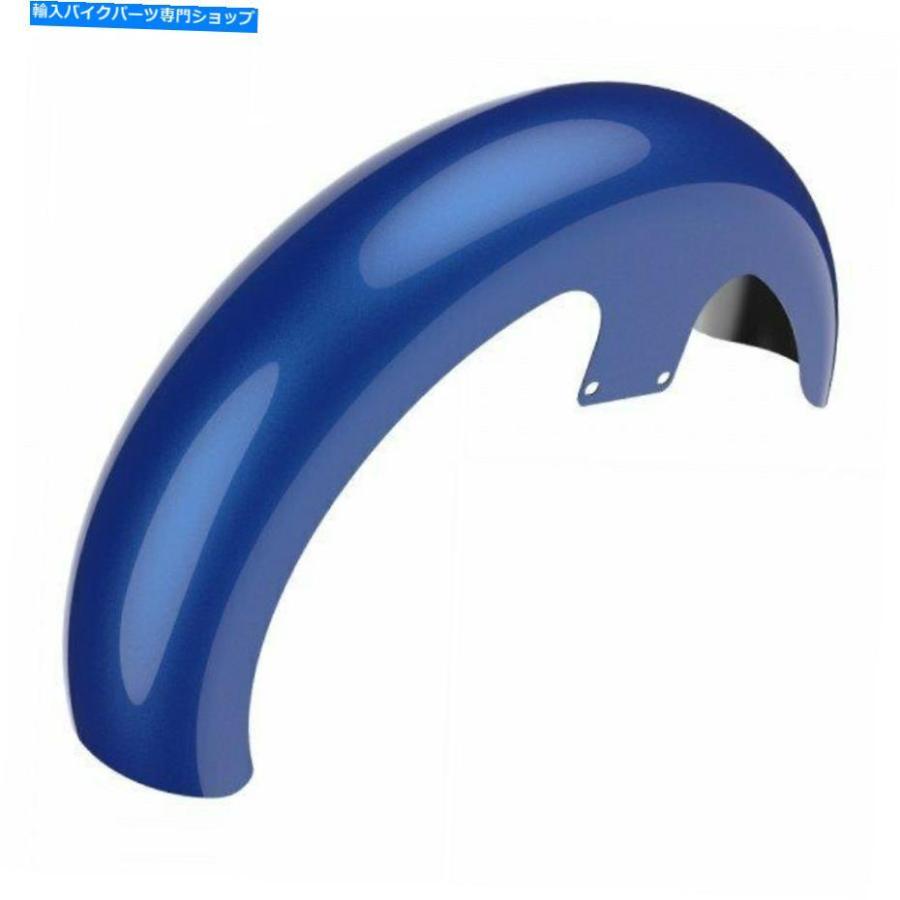 Front Fender ブルー最大21 \"86-20ハーリーツーリングのためのラッパーハガフロントフェンダー Blue Max 21\" Reveal Wrapper Hugger Front Fender Forの画像