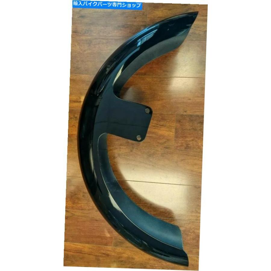Front Fender 23インチホイール2014+ツーリング用のオープンボックスBAD DAD 80878鮮やかなブラックラップフロントフェンダー Open Box Bad Dad 80878の画像