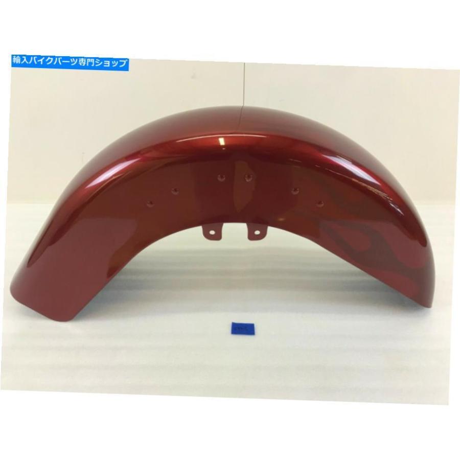 Front Fender 2003 Oem Harley-Davidson Flstc Heritage Suphail Rasical Paintフロントフェンダー炎 2003 OEM Harley-Davidson FLSTC Heritage Softa