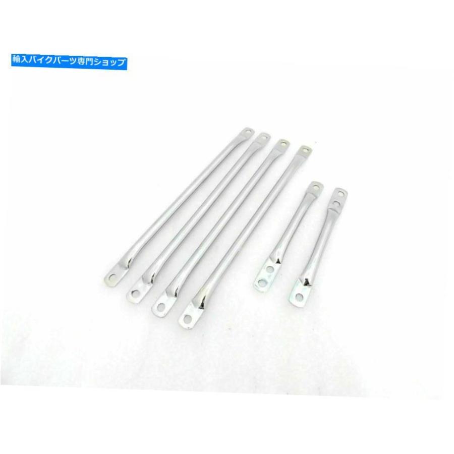 Front Fender フロントマッドギャードステーズセットクロームドスーパーロケットゴールドスターBSA A7 A10 Front Mudguard Stays Set Chromed Super R