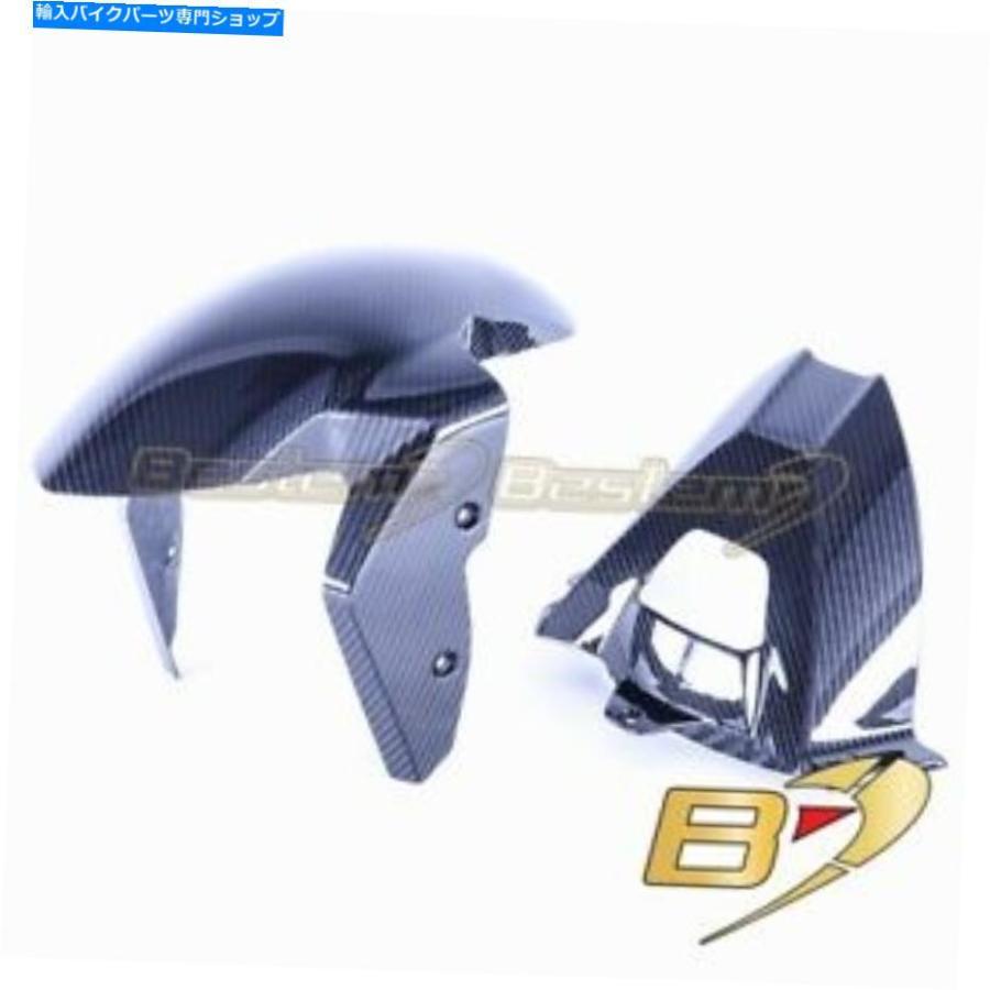 Front Fender BMW S1000R 2014 - 2019 100％カーボンファイバーフロント+リアハーガー、ツイル BMW S1000R 2014 - 2019 100% Carbon Fiber Front + Re バイク-フロントフェンダー