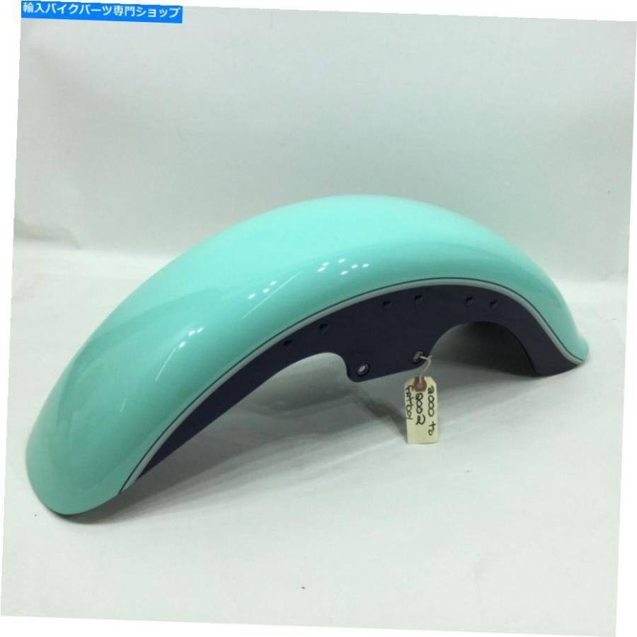 Front Fender NOS純正ハーレー2000~2017ファットボーイフロントフェンダーミントグリーン59595-02BDL NOS Genuine Harley 2000 to 2017 Fat Boy Front