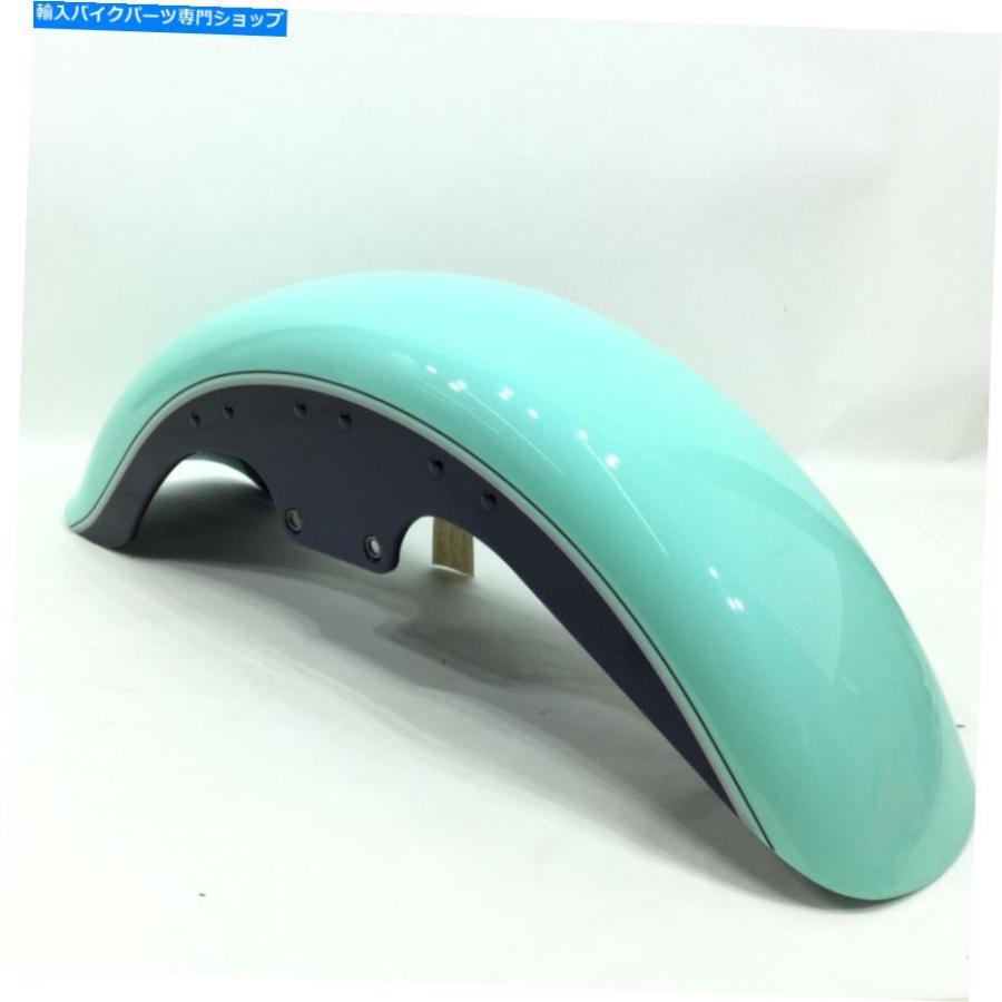 Front Fender NOS純正ハーレー2000~2017ファットボーイフロントフェンダーミントグリーン59595-02BDL NOS Genuine Harley 2000 to 2017 Fat Boy Frontの画像