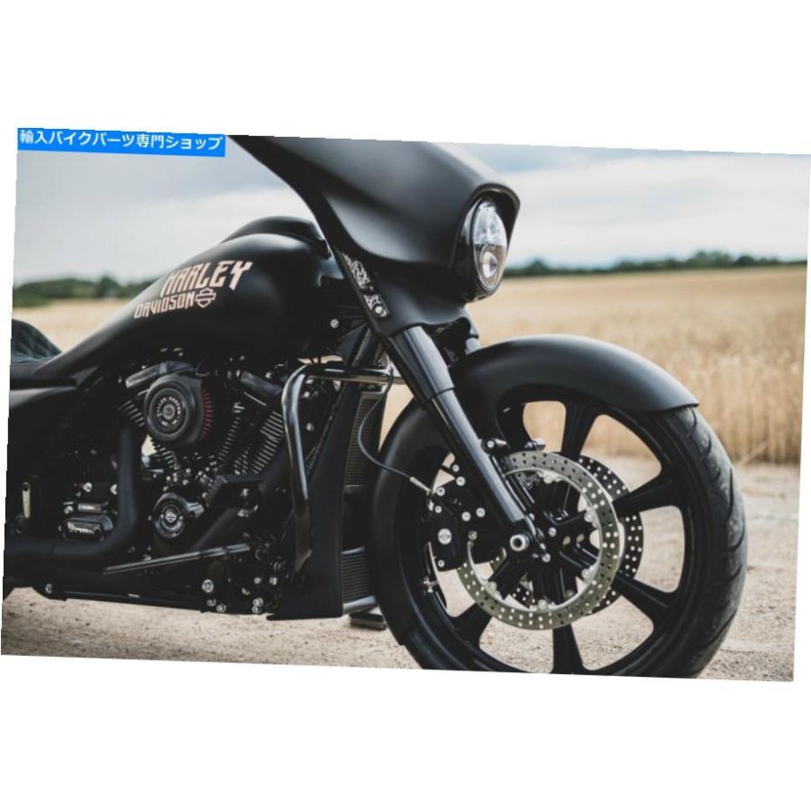 Front Fender Harley-Davidson 23 \"フロントラップフェンダー2014-2021すべてのツーリングバッガーFLHX FLHR FLH HARLEY-DAVIDSON 23\" FRONT WRAP FEN